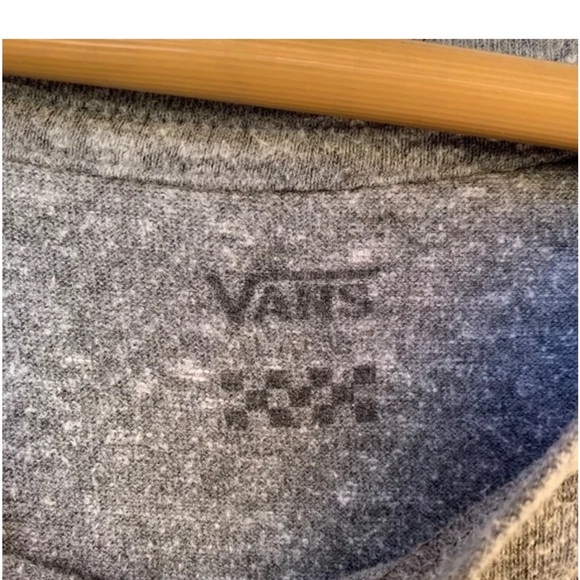 Vans Heather Gray Tee with Logo - Picture 4 of 5